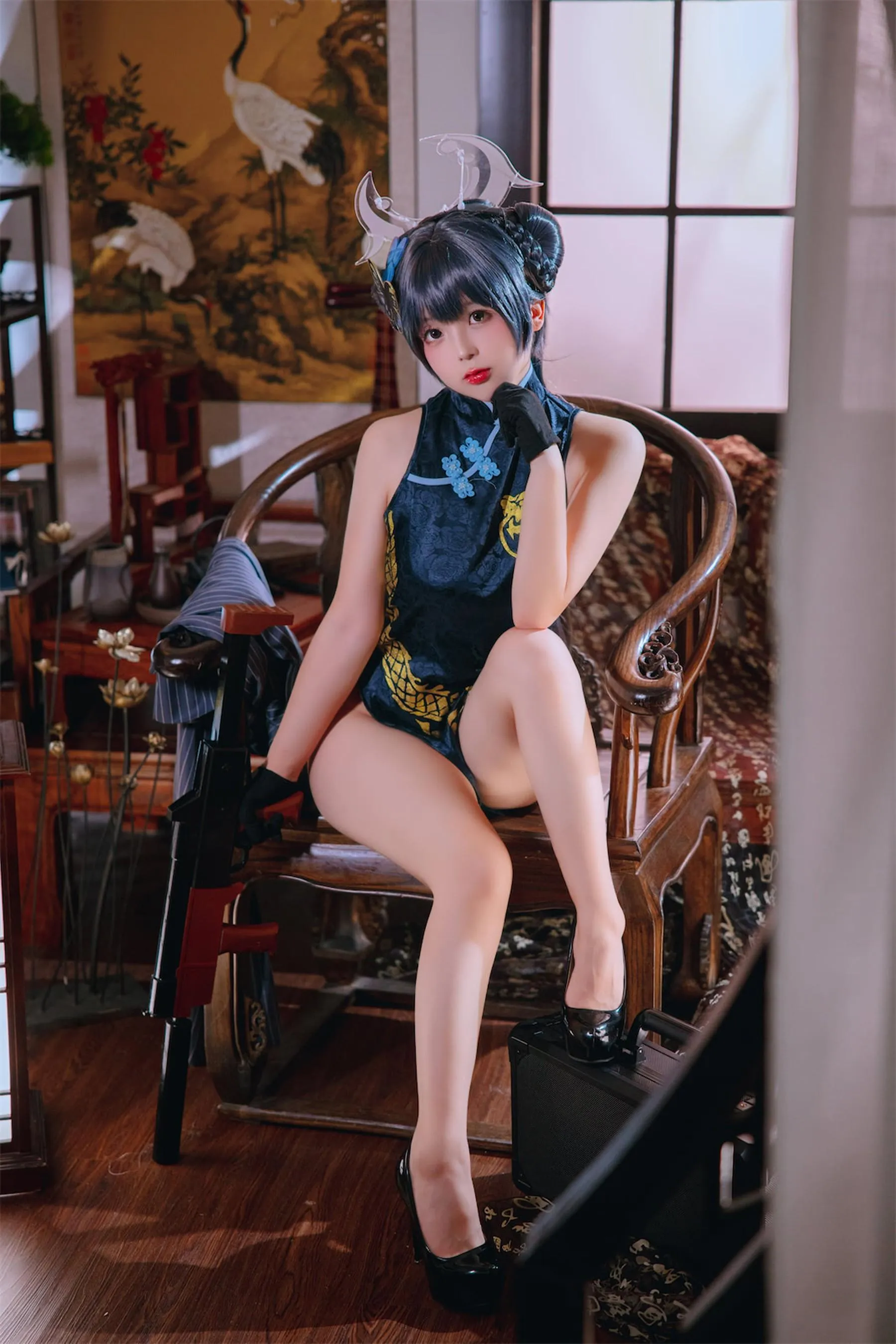 日奈娇 – NO.75 碧蓝档案妃咲 [47P]插图4
